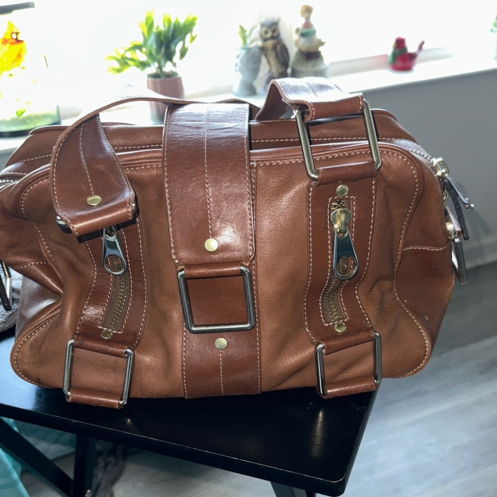 Ted Baker Brown Leather Satchel